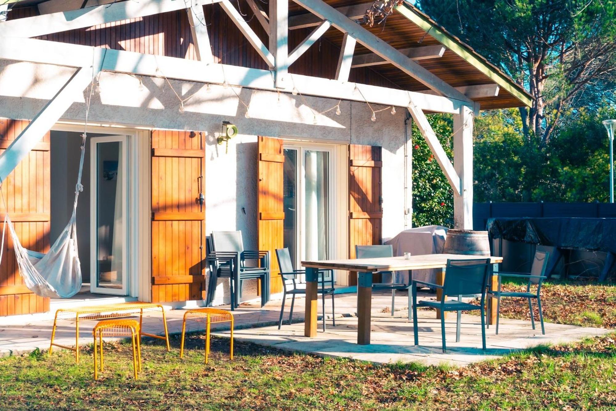 Villa Au Calme Avec Piscine, Grand Jardin Et Studio Independant Andernos-les-Bains Ngoại thất bức ảnh